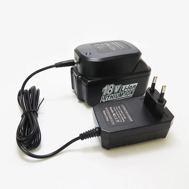 Portable 1A Li-ion Battery Charger Charging For Makita BL1430 BL1830 Tools 14.4V 18V Power Converter Replacement US EU Plug Drop