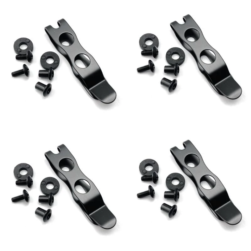 

652F K Sheath Waist Belt Clip Cutter Scabbard Waist Clip Stainless Steel Fixture Grip Outdoor Tool Holders Accessories