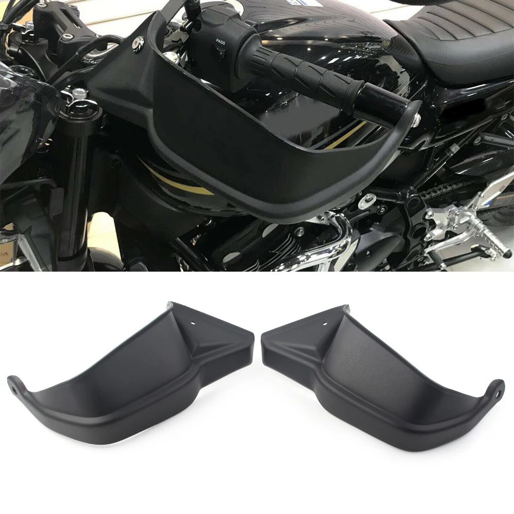 Matte Black Motorcycle Handle Bar Hand Guard Handguard Protector Left + Right 2Pcs for Kawasaki Z900RS Z900 RS 2018-2019 Plastic