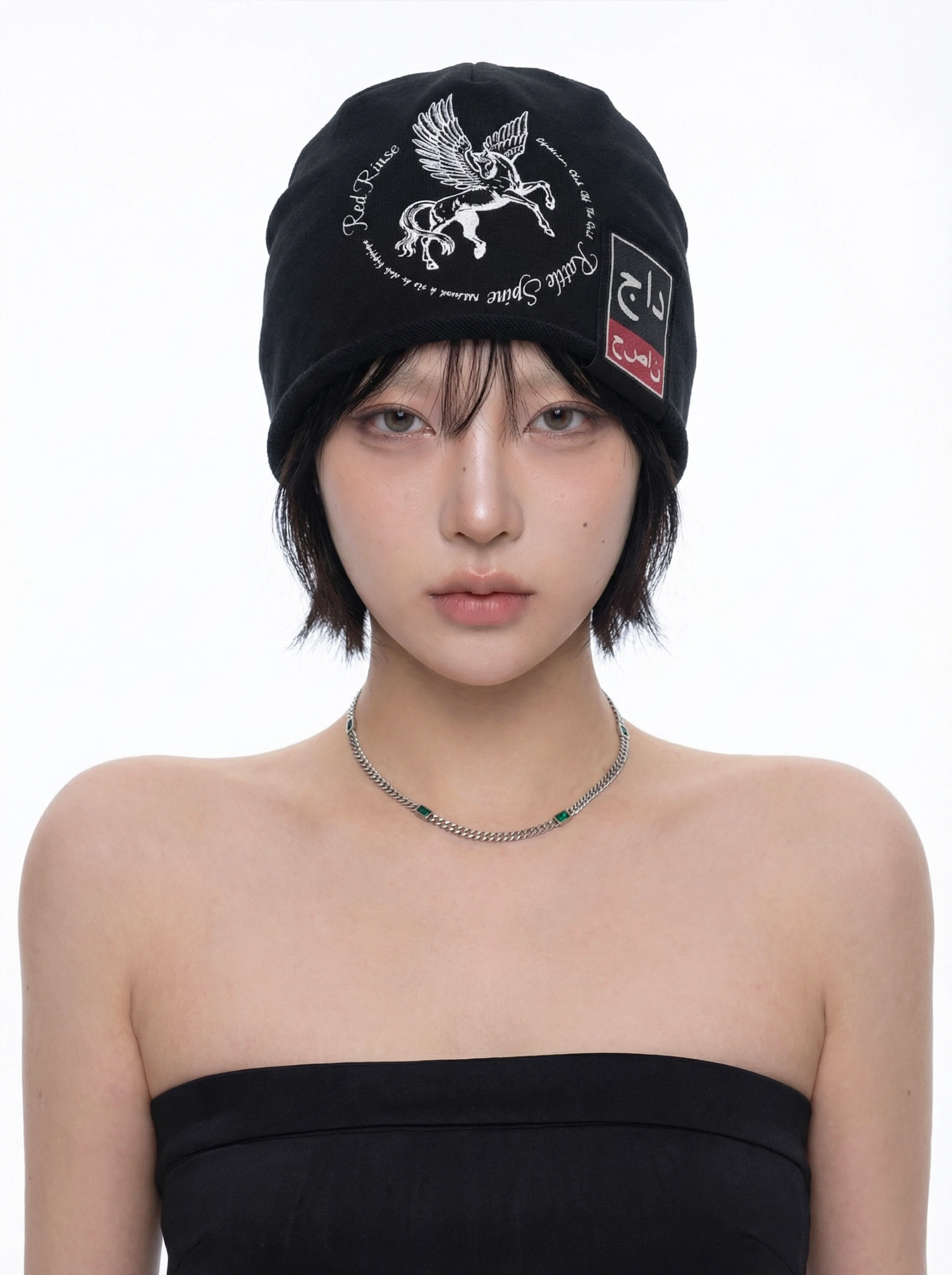 redrinse-26ss-bonnet-tricote-avec-imprime-patchwork-aile-style-urbain-printemps-ete-unisexe-en-coton-coupe-vent-pliable