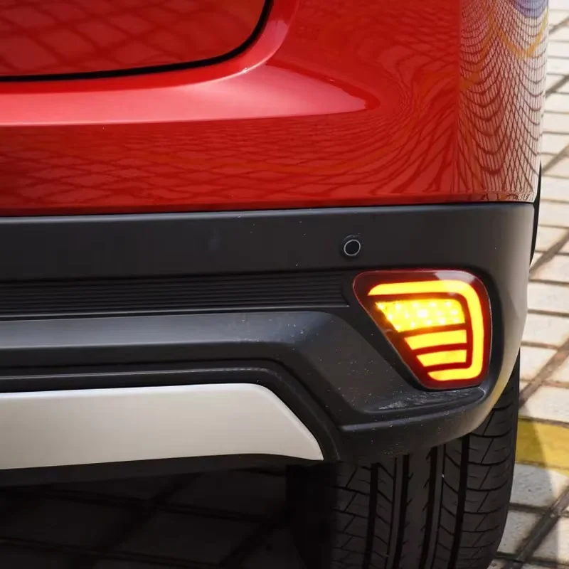 

2 Pcs For Mitsubishi Eclipse Cross 2018-2023 Car Reflector LED Rear Bumper Light Fog Lamp Brake Light Turn Signal Reverse Light