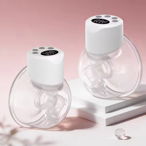 Electric Wearable Breast Pump - 4 Modes 9 Levels, Ultra-Quiet BPA-Free Hands-Free Portable 24mm Flange for Breastfeeding