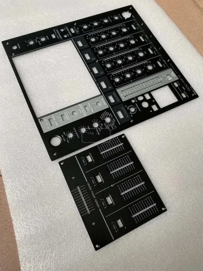 

700 Panel Complete DJ Mixing Desk Iron Push Plate Media Plaque Ensemble Professional Audio Engineering Workstation