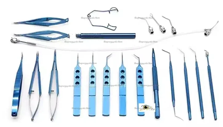 21 Pieces Titanium Incision Cataract Set For Ophthalmic Instruments Cataract Kit