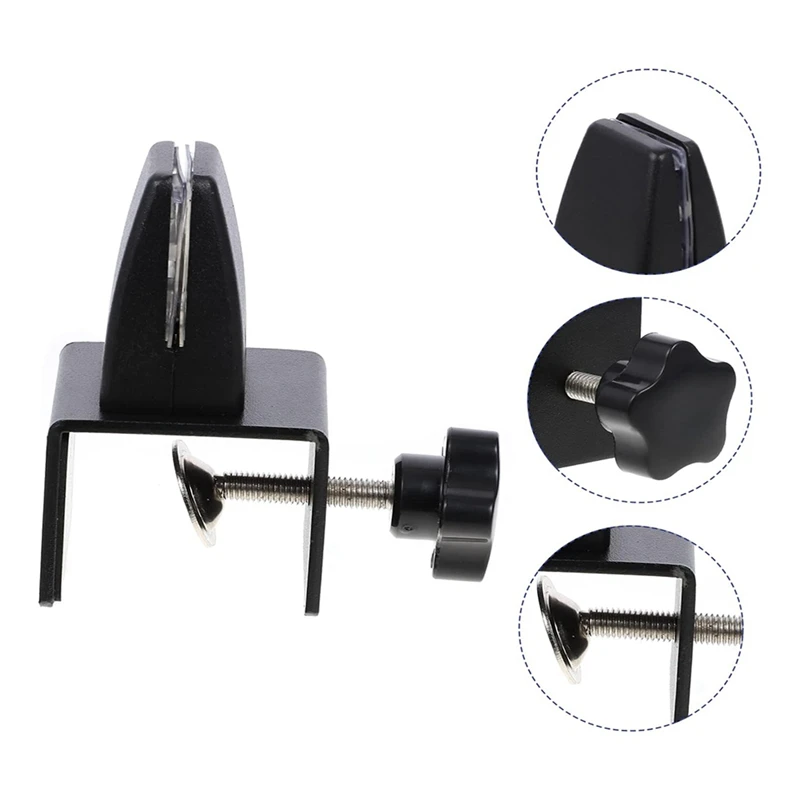 Desk Divider Support Clamp Divider Desk Clamp Sneeze Guard Holder For Desk Divider Screen Desk Clamp