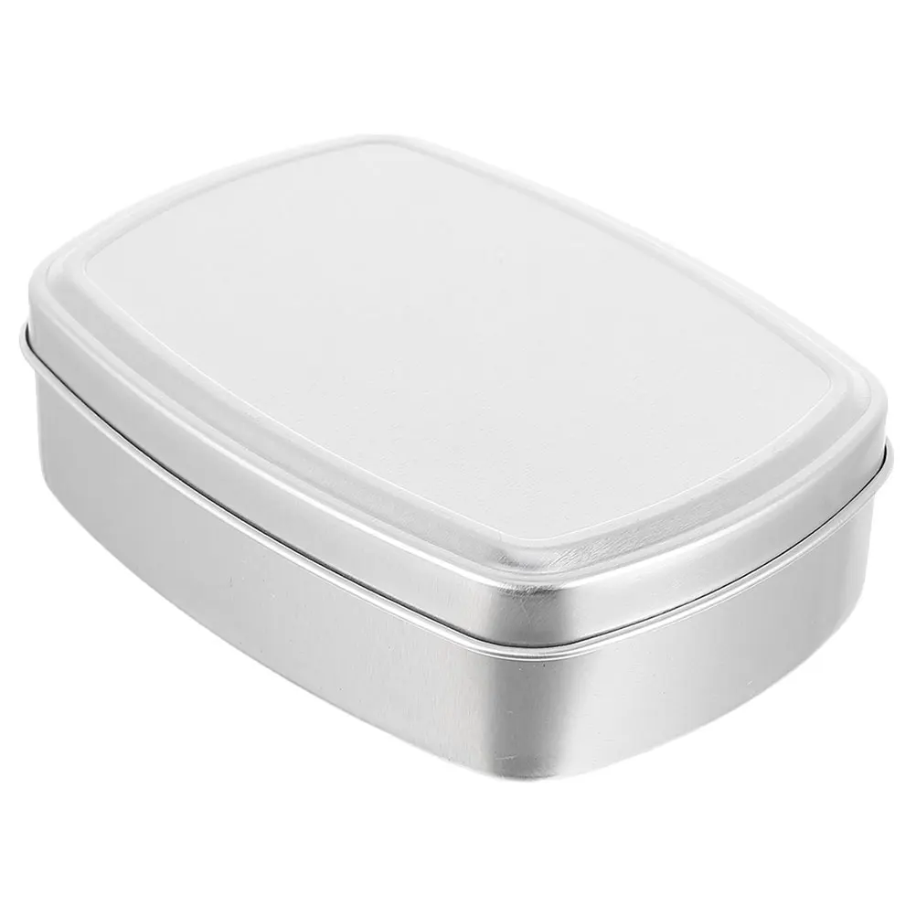 

1pcs Aluminum Scented Soap Box 150ml 95x70x28mm Travel Containers Portable Metal Case for Shampoo Cream Lotion Storage Keeping