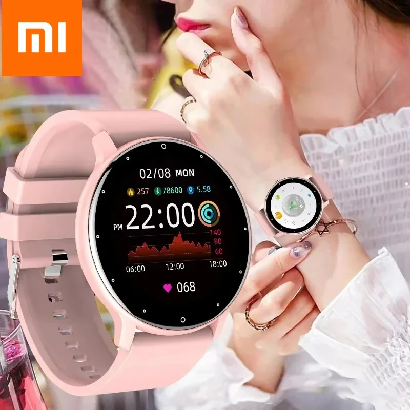 

Xiaomi Women Smart Watch Real-time Activity Tracker Heart Rate Monitor Sports Women Smart Watch Men Clock For Android IOS