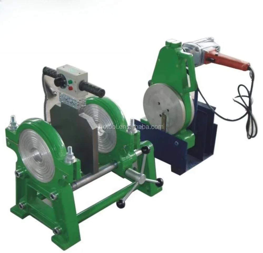 Hand Drive HDPE Pipe Butt  Welding Machine PE200‑2D, 50‑200mm Plastic PE Pipe Butt Welder for PE HDPE Pipeline Joint
