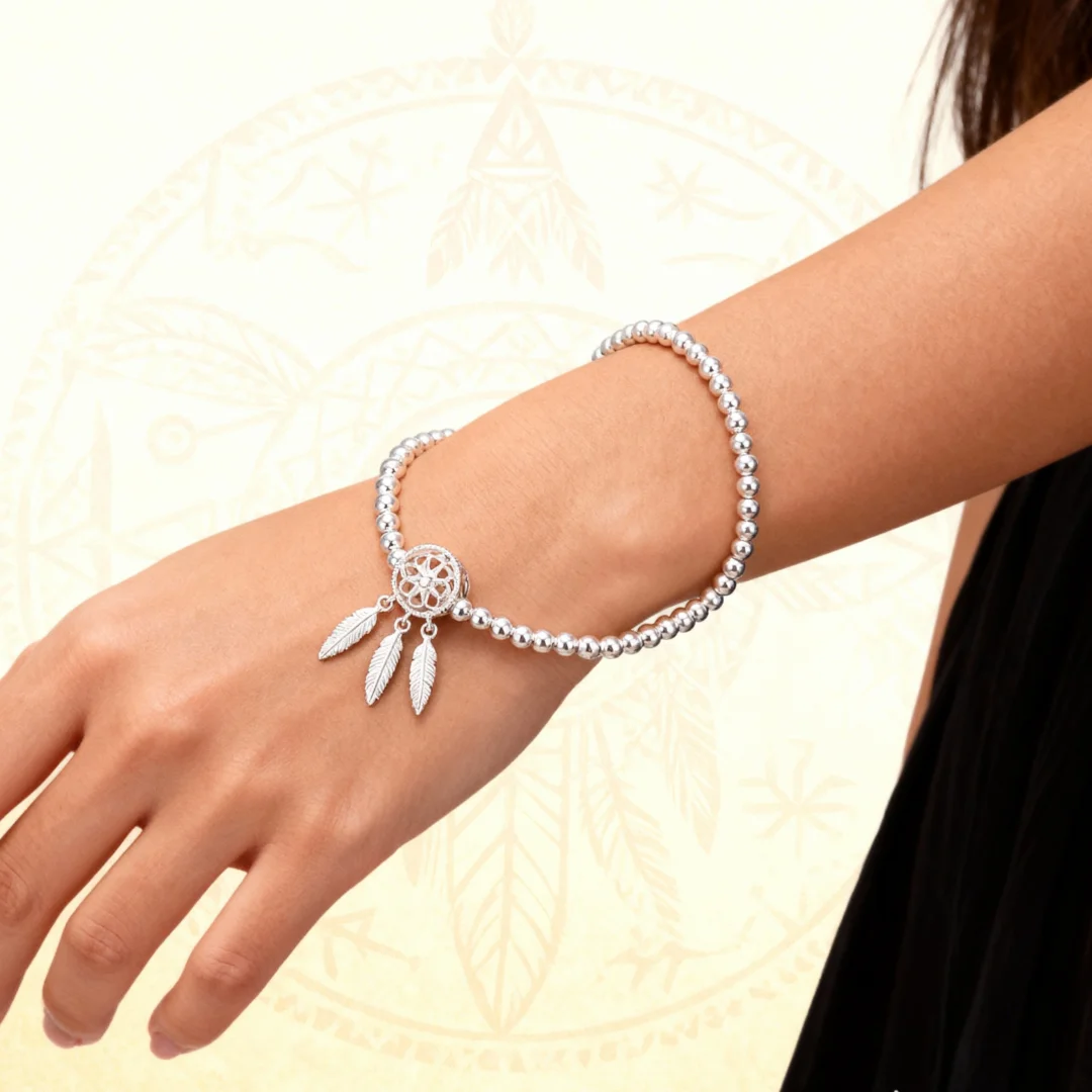 

New arrive 925 Sterling Silver Beads Bracelets for Women's Fashion Jewelry Party Wedding Engagement Anniversary Perfect Gift