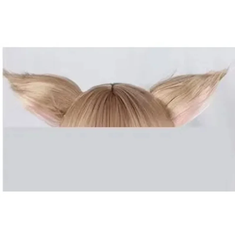 NewFelix Argyle Cosplay Wig Re:Zero Kara Hajimeru Isekai Seikatsu Felix Argyle Anime Synthetic Hair Cosplay Wigs +Ears +Cap+Trac