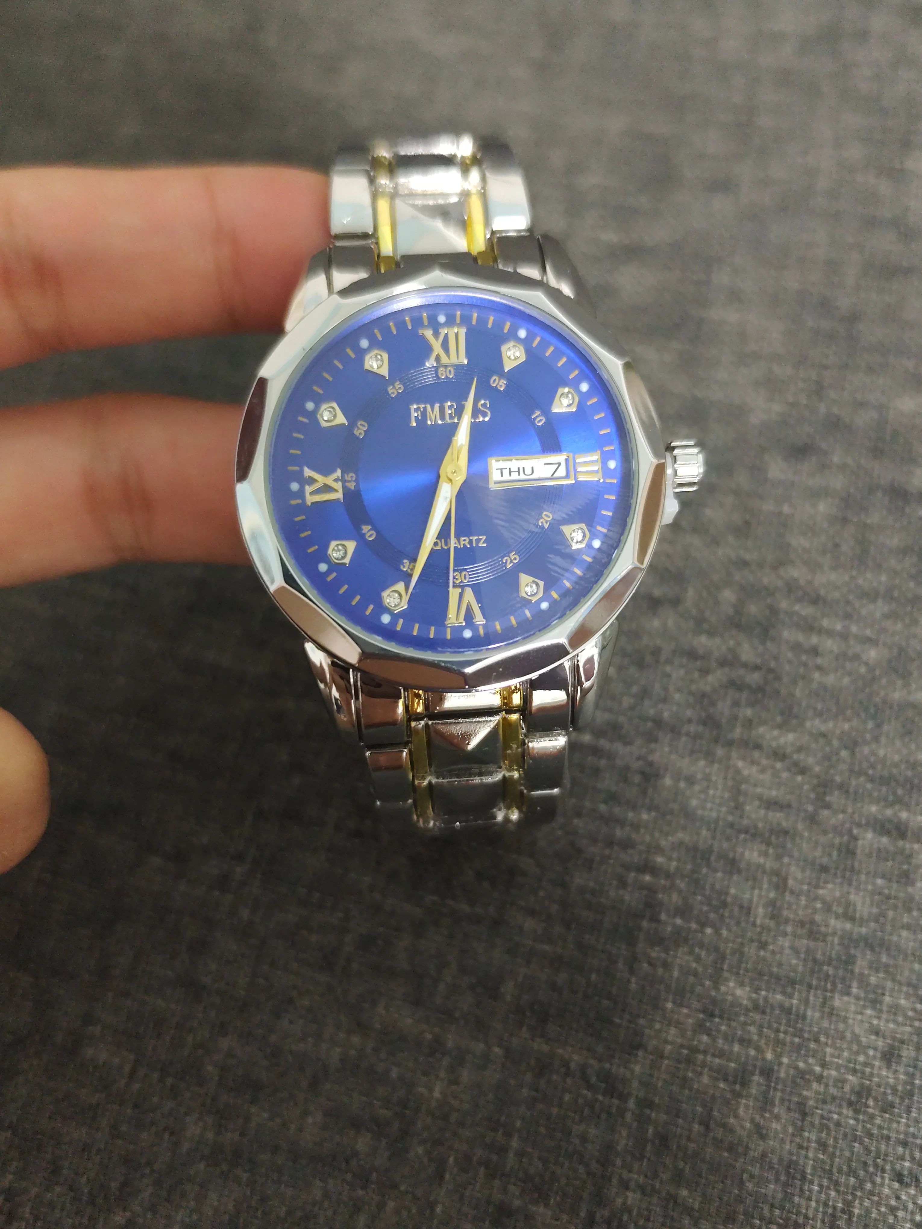 

НОВЫЕ часы 1963, роскошные водонепроницаемые серебристые кварцевые часы из нержавеющей стали, часы для сбора Essential, часы FMEIS, бронированные силы