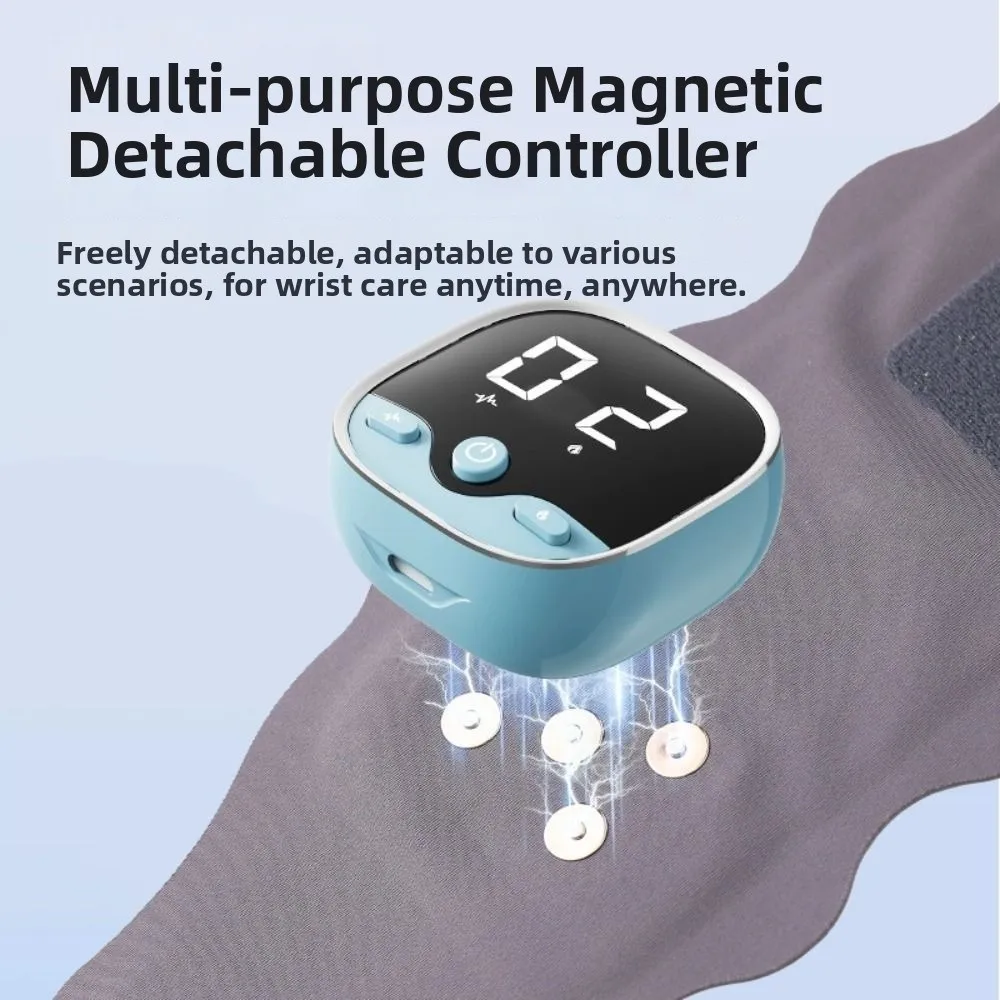 5 Massage Modes Wrist Massager Quick Fatigue Relief Portable Wrist Hand Massager Long-Lasting 9 Intensity Levels Heat Wrap Pad