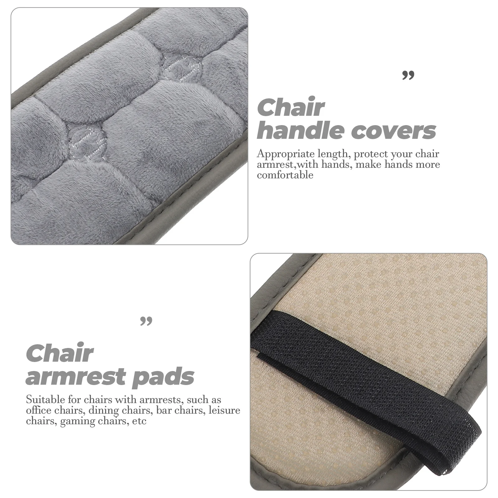

Office Chair Armrest Pads Ergonomic Elbow Support Cushions High Elasticity for Computer Chairs Armrest Cover