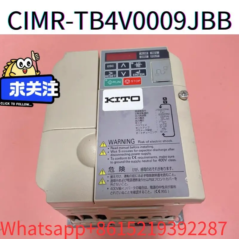 second-hand CIMR-TB4V0009JBB frequency converter T1000 3KW/3.7KW tested ok