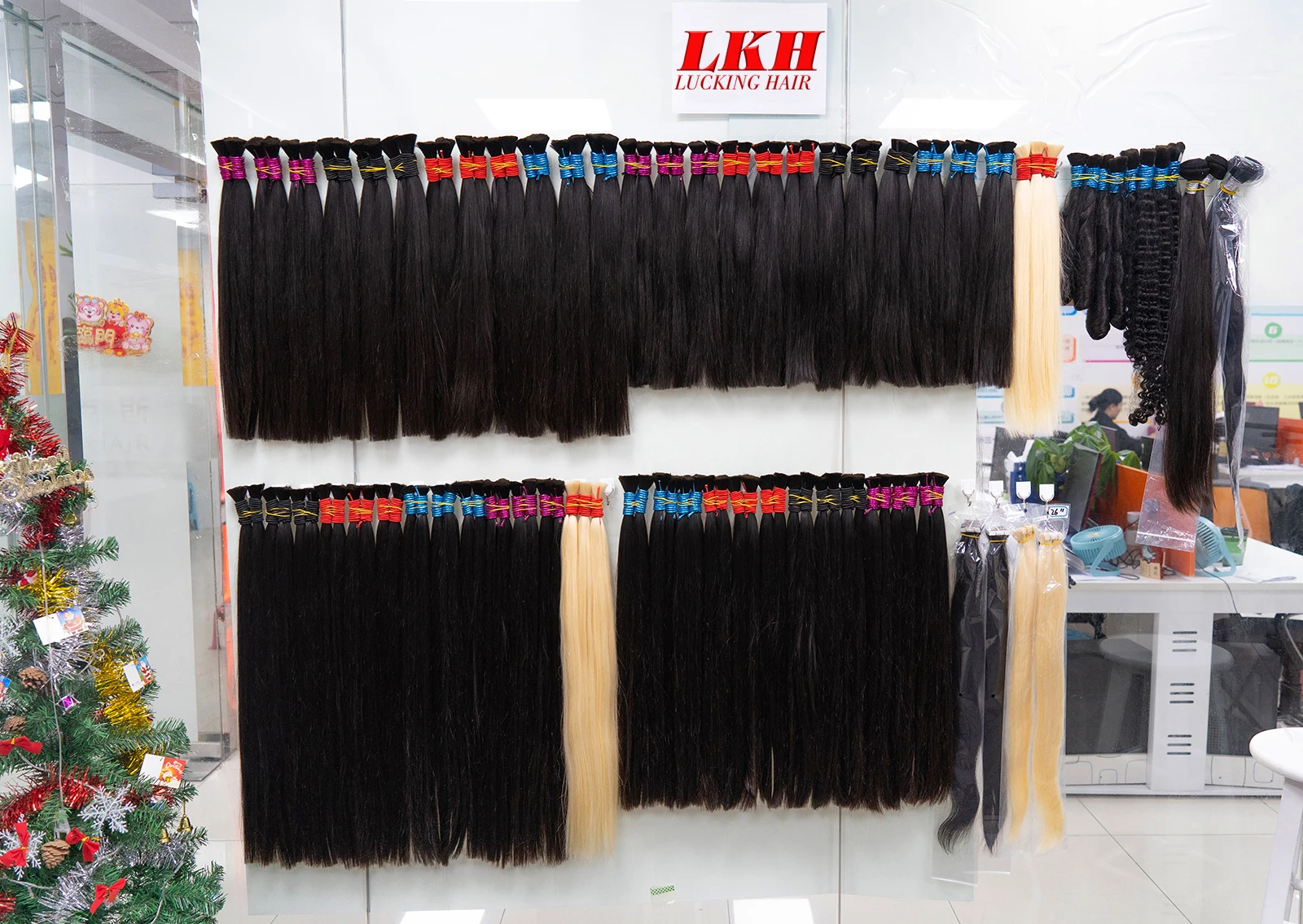 10A Raw Vietnamese Indian Russain Straight Natural Hair 100% Remy Virgin Braiding Blonde 613 Human Hair Bulk Extensions Bundles