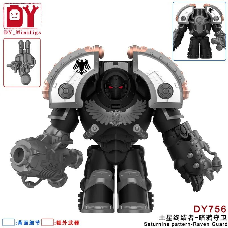 Hot Toys Serienmodell, zusammengebauter Baustein-Bausatz, Empire Fist Space Wolf Holy Blood Angel Actionfigur, Spielzeuggeschenk