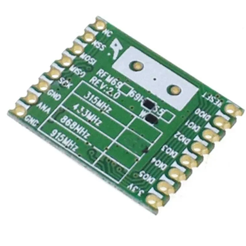 AA84 RFM69HW 무선 트랜시버 868S2 모듈 보드 RF 모듈 보드 무선 통신 기능