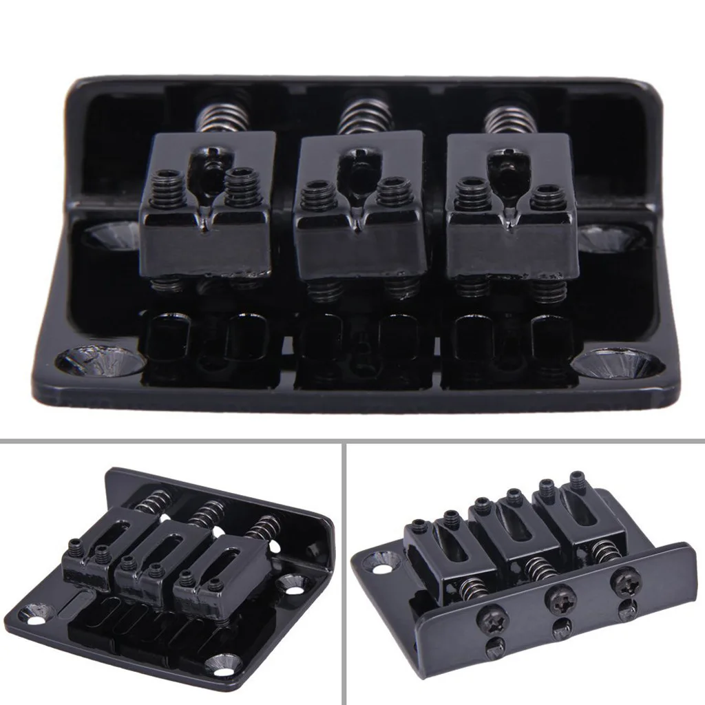 

3-струнный гитарный мост из цинкового сплава, аксессуары для музыкальных инструментов