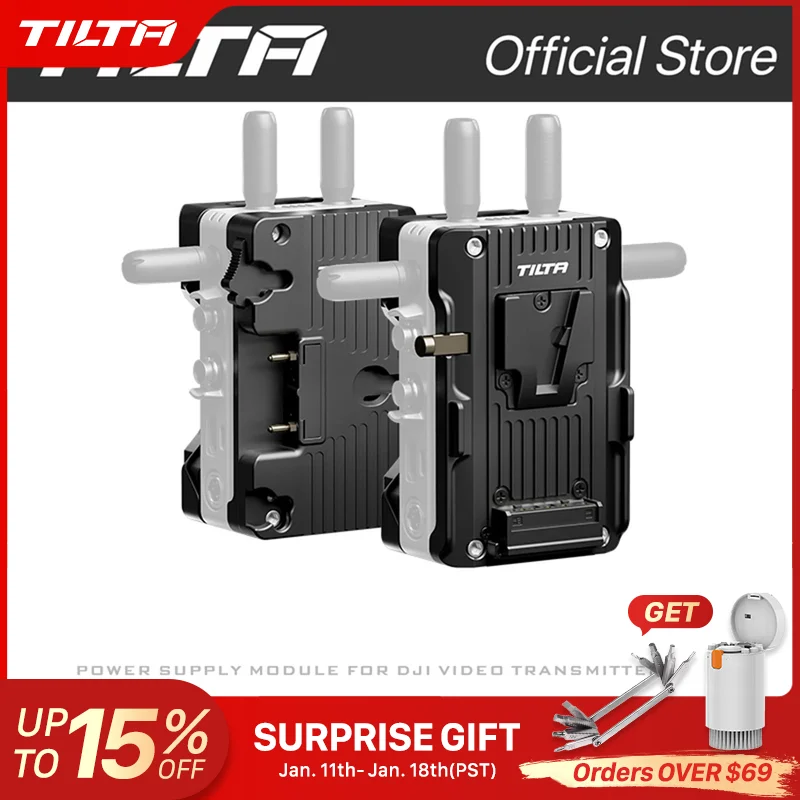 TILTA TGA-DVT Power Supply Module  for DJI Video Transmitter V Mount & Gold Mount