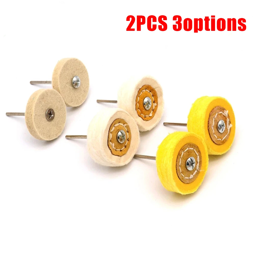 Imagem -02 - Broca de Polimento para Moedor Elétrico Ferramenta Rotativa Polegadas 50 mm Pano lã Estilo t para Limpeza de Joias Grinder