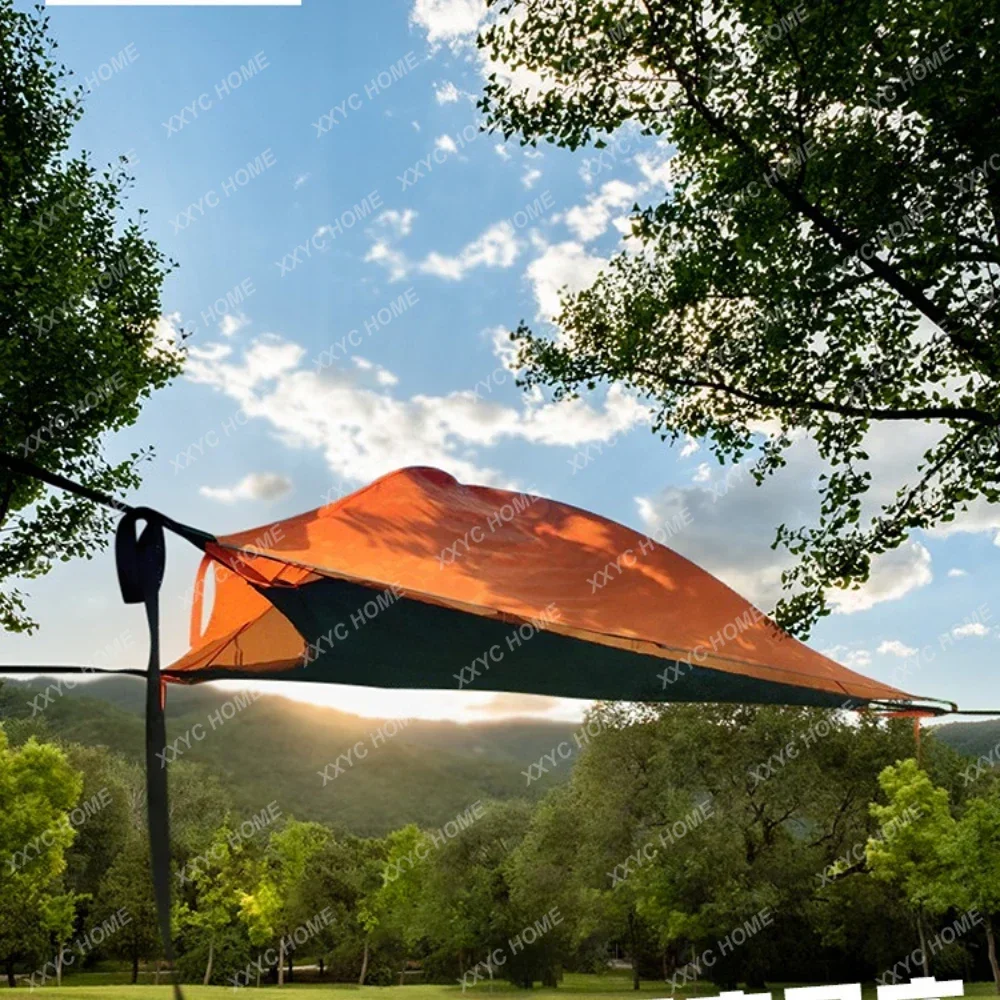 

Outdoor Ground Tent Triangle Hammock Sun Protection Anti-Rainstorm Anti-Beast Forest Hanging Tree Tent