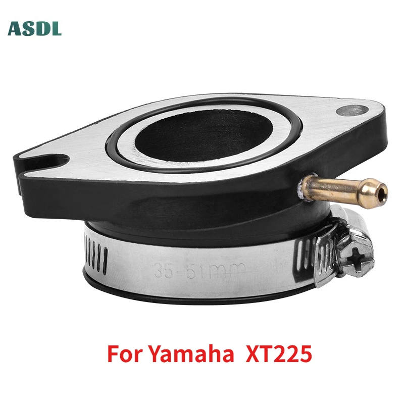 Pieza de motocicleta, colector de admisión de carburador, brida de arranque de carburador para YAMAHA XT225 TTR225 TW225 XT TTR TW 225, entrada de aire