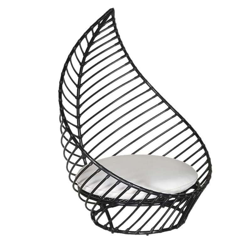 

Rattan sofa round big bed leisure outdoor garden courtyard resort simple rain protection outdoor furniture