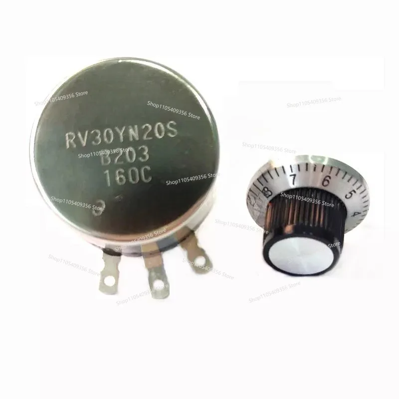 RV30YN20S High-power 3W Single-turn Adjustable Potentiometer, Frequency Converter Speed Regulation Resistor Meter