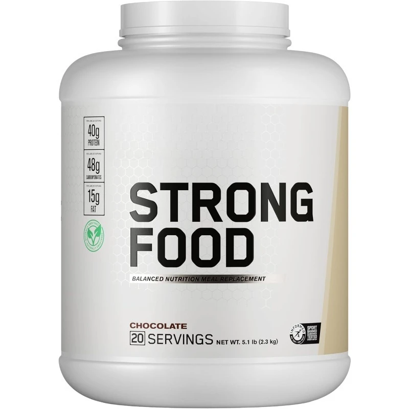 

ИДЕФЕКТИЧЕСКАЯ ОЧЕНЬ, BPN Strong Food Complete Nutrition Meal Replacement, шоколад, 20 порций