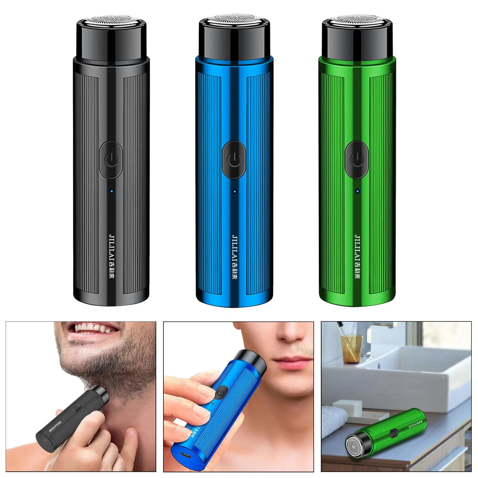 Mini Electric Shavers Beard Shaving Razors for Travel Facial On Vacation