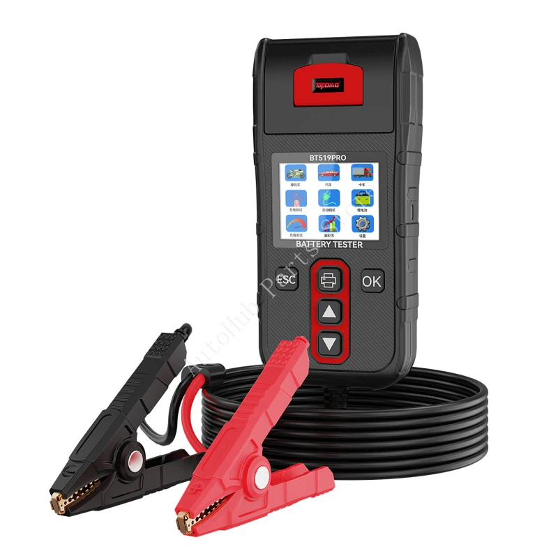 outil-de-diagnostic-de-batterie-automobile-bt519pro-–-analyse-des-donnees-de-panne-et-impression-des-donnees-de-sante-de-la-batterie