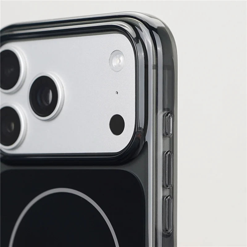 Touch Sensitive Camera Button Magnetic Color Block Case For iPhone 17 Pro 17 Pro Max Magnetic Wireless Charging Anti-Yellow Case - view 4