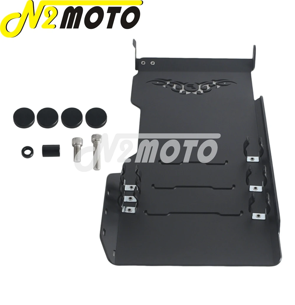 For Harley Softail FXBR FLDE FLFB FXFB FLHC FXLR FLSL FLSB FXST FXBB 2018-26 Engine Skid Plate Sump Guard Motorcycle Accessories