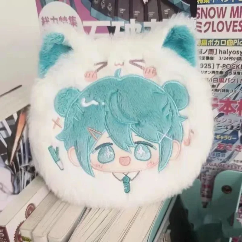 Dulce Hatsune Miku, lindo patrón creativo de dibujos animados de Anime para hombres y mujeres, bolsa de almacenamiento de monedas portátil pequeña Simple y elegante