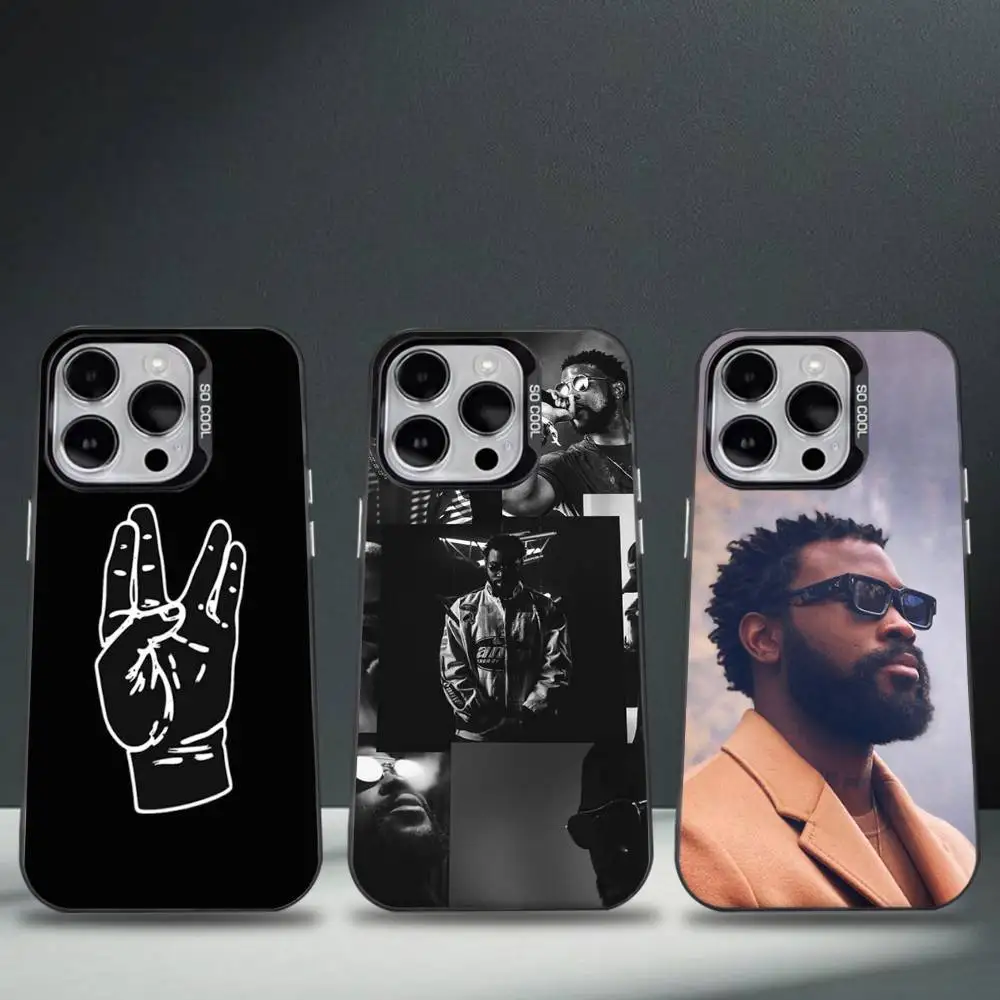 

Damso Rapper Phone Case For iPhone 16,15,14,13,12,11,8,7,Pro,Max,Plus,Mini,XS,SE Anti Fall Black Matte Hard