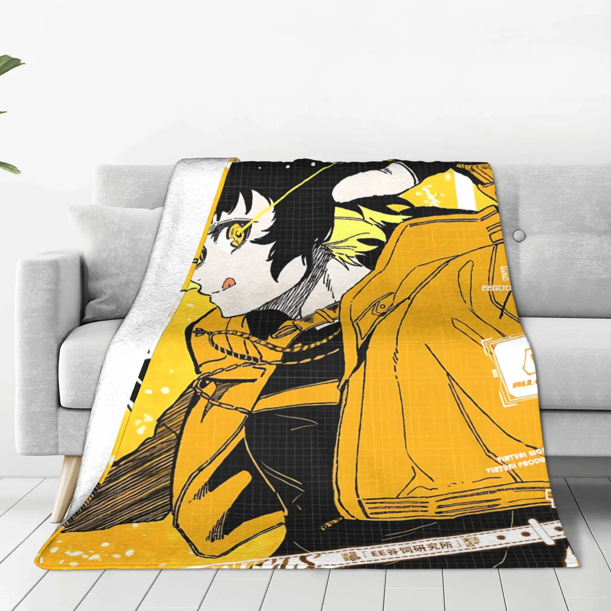 1PC home Christmas Room Decor Blue Lock Football Anime Blanket Throw Blanket  Novelty Warm Blanket All Season