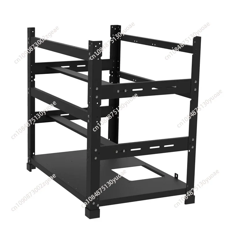 Open dual layer 12 card graphics card fixed dual power EATX main board multi graphics card rack