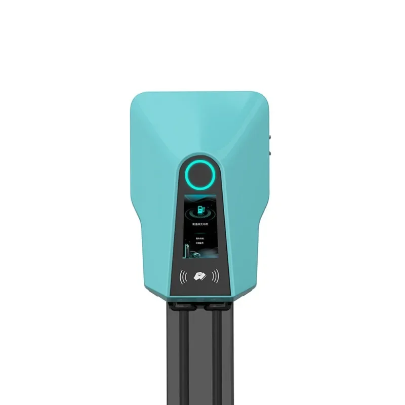 European  Head 7KW AC Commercial Scan Code Wall Mounted Column Outdoor New Energy Electric Vehicle Charging Station