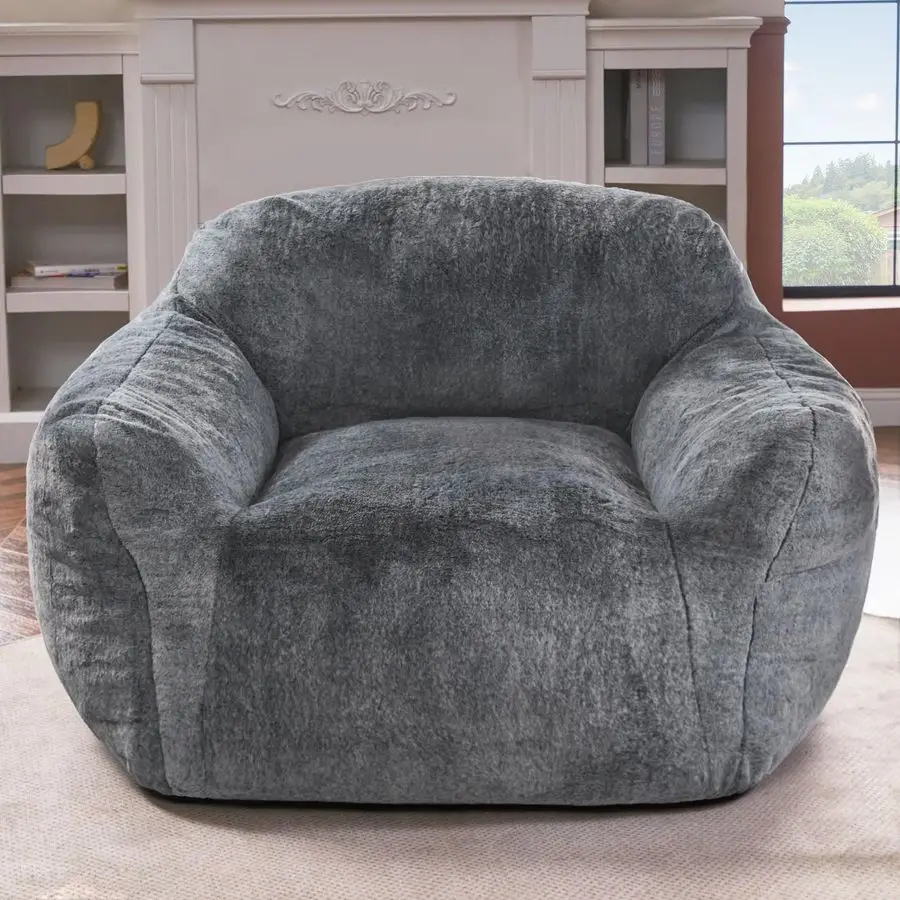 

Bean Bag Chair Bean Bag Chairs for Adults Comfy Beanbag Chair with Spacious Design Oversized Bean Bag Sofa with Armrest Giant B