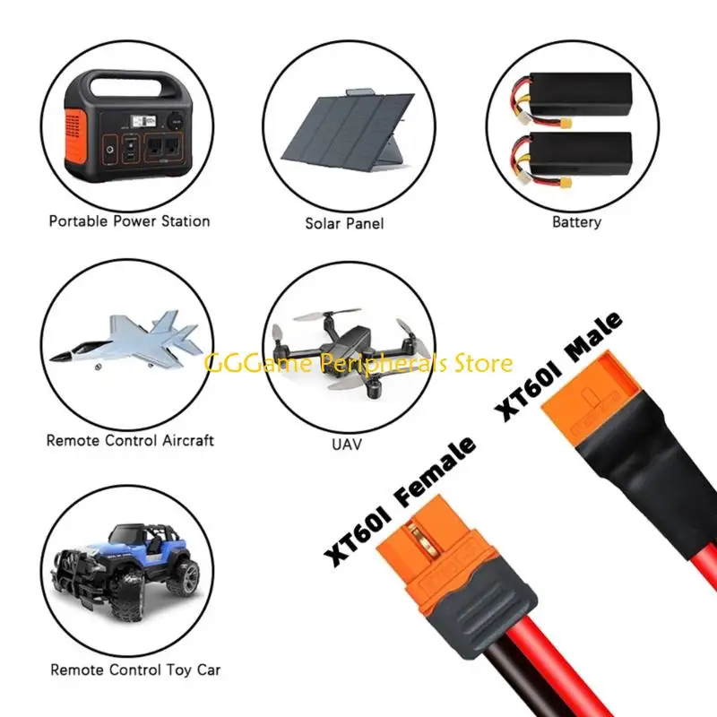 U55B Portable XT60I CABLE CABLE CABLE XT60I MALE TO FANDAN