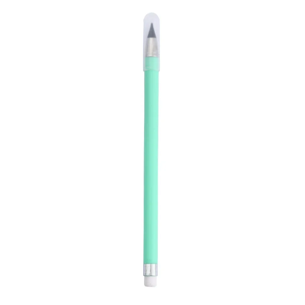 Reusable Unlimited Writing Pencil Solid Color Wear Resistant Forever Pencil Kawaii Stationery Eternal Pencil Children