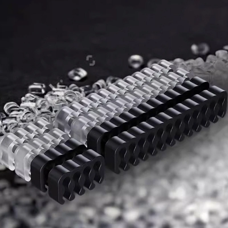 J78A Power Cable Sleeve Management Tool Set with 34PCS Acrylic Combs for Efficient Power Cable Computer Wiring Arrangement