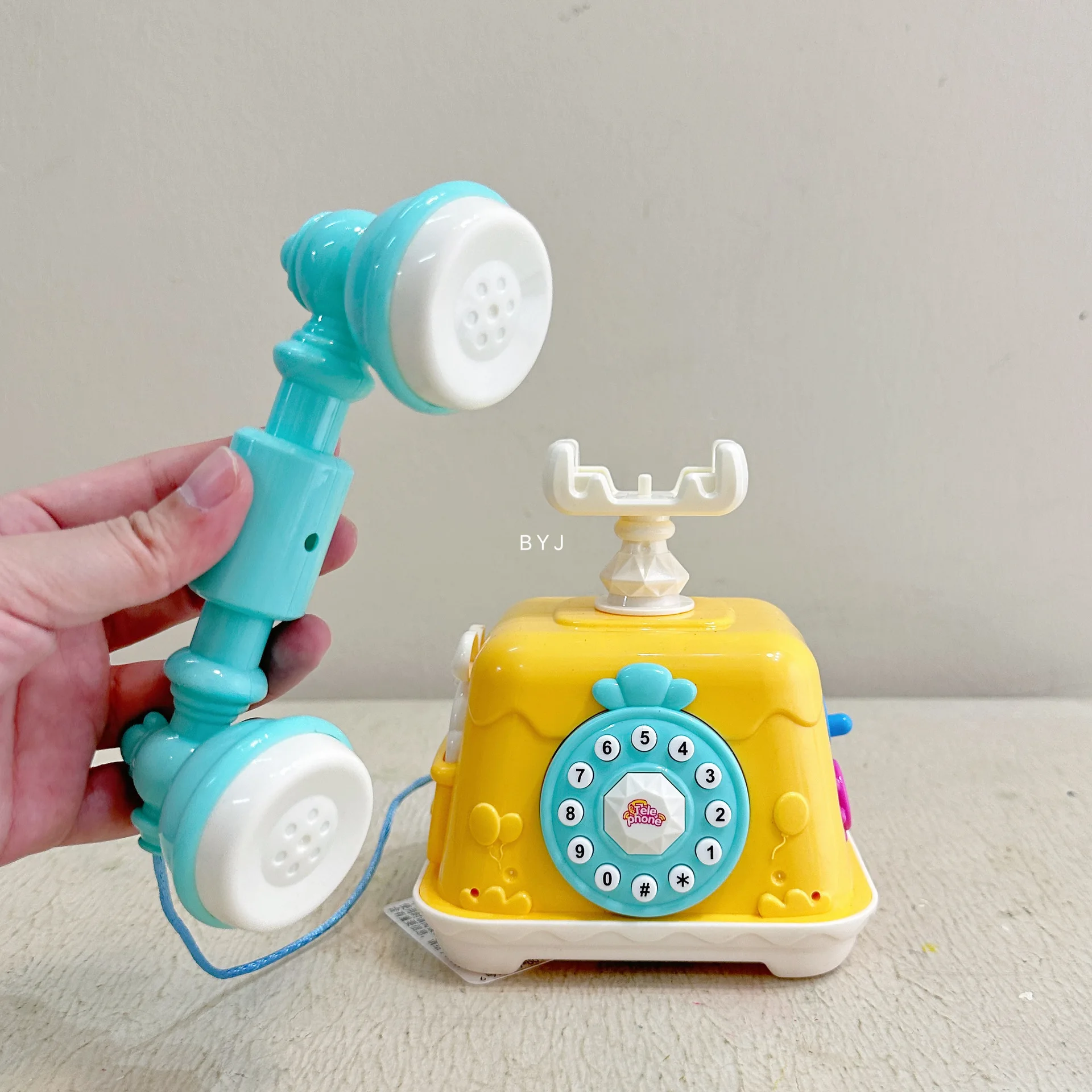 Children Puzzle Cartoon Multi-function Simulation Telephone Toys With Music Retro Telephone Early Education Machine Toy Gifts