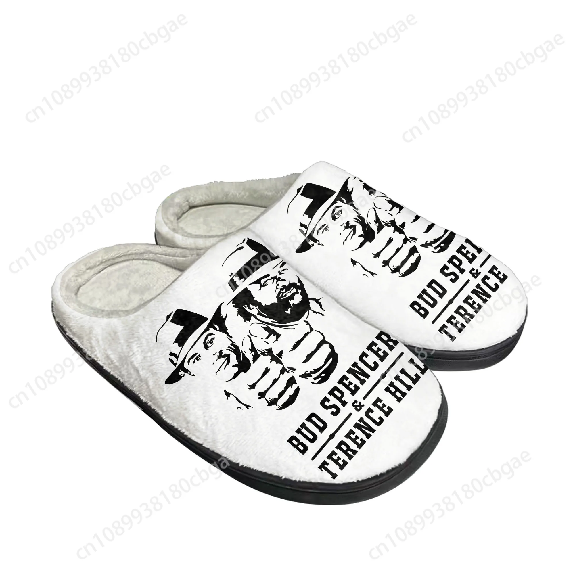 

Bud Spencer Terence Hill Home Cotton Slippers Mens Womens Plush Bedroom Casual Keep Warm Shoes Thermal Slipper Custom Shoe