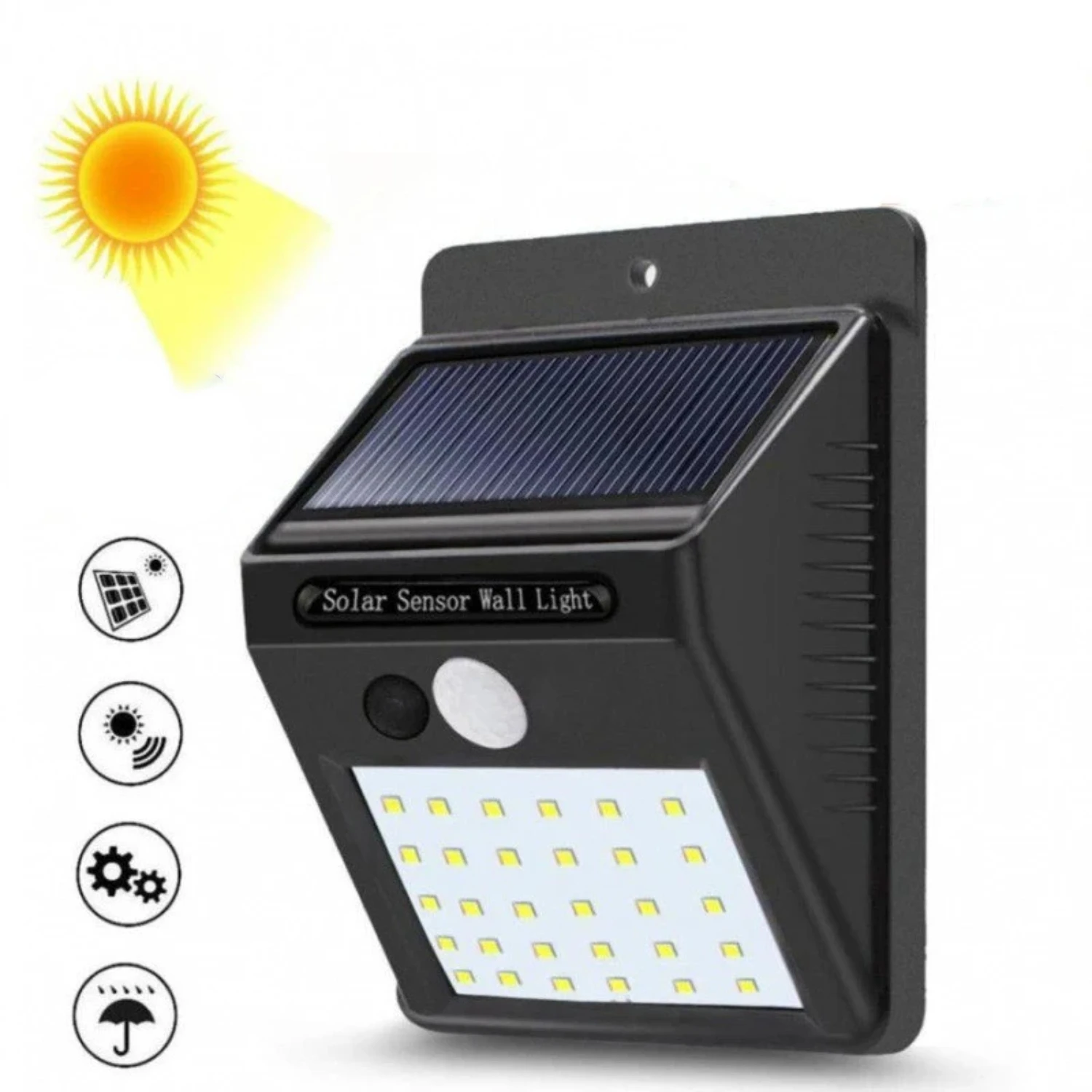 Hot Sale 20~30 LED Solar Light Wireless Sensor Waterproof Solar Wall Lamp Outdoor Motion Garden Decoration Spotlights