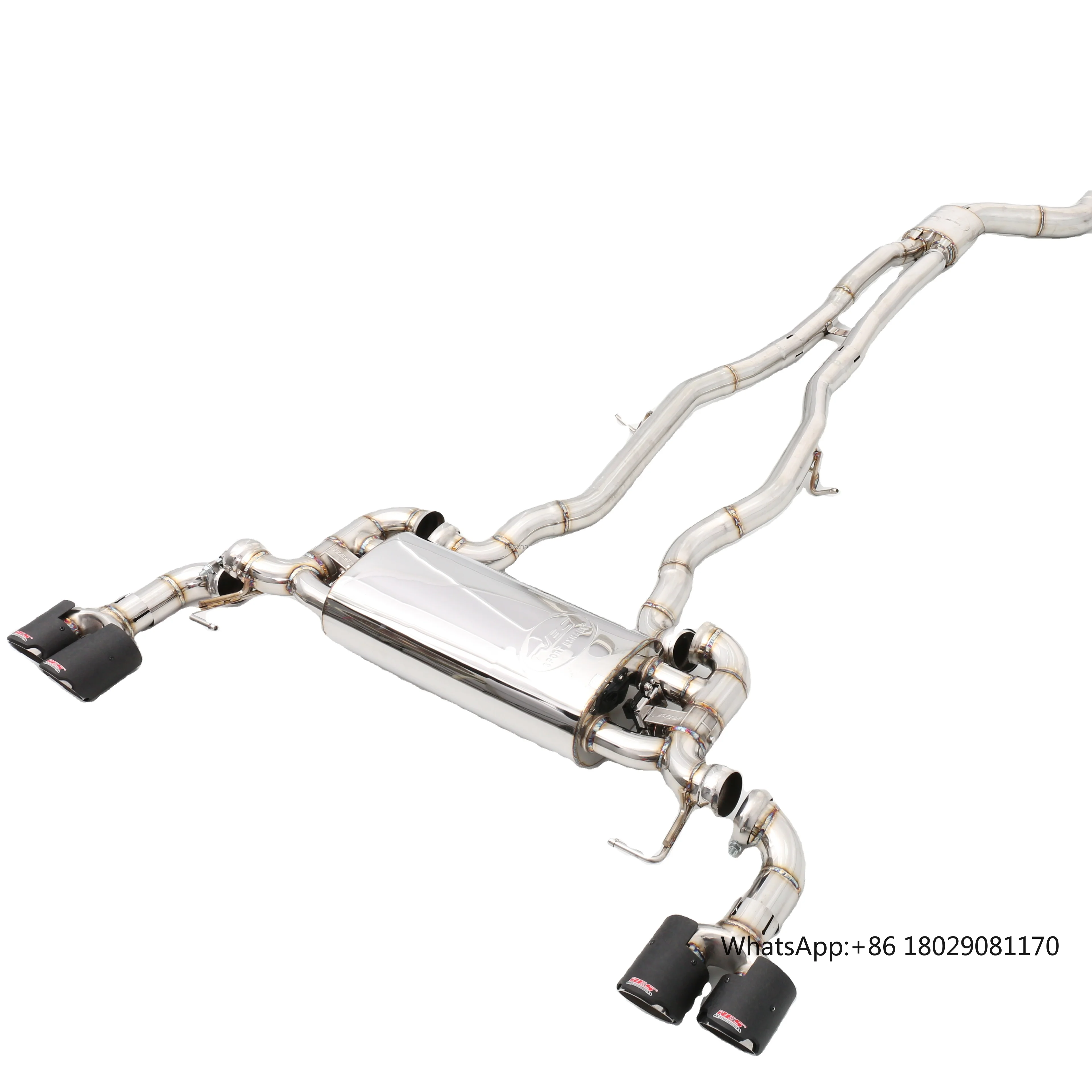 

Factory Customization 304 Stainless Steel/Titanium Valved Exhaust System Designed for BMW X3 M40i G01/X4 M40i G02 3.0T B58