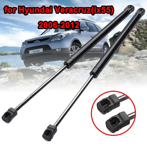Imagen 2 del producto 2 uds para Hyundai Veracruz ix55 2006 - 2012 capó delantero de coche modificar puntales de Gas soporte de elevación barras amortiguadoras