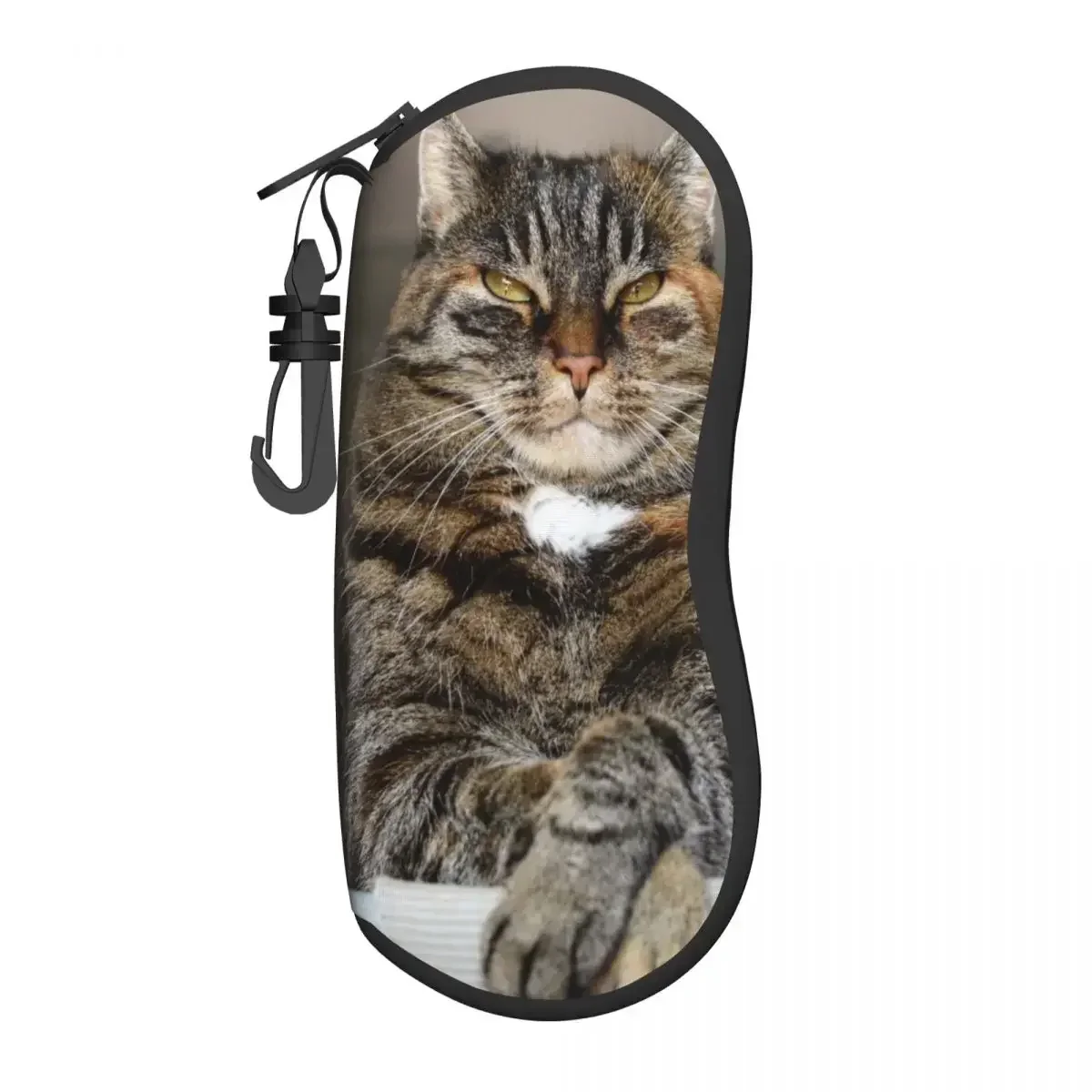 

Glasses Bag Protective Case Funny Cat Face Women Men Sunglasses Case Box Reading Eyeglasses Box Accessories