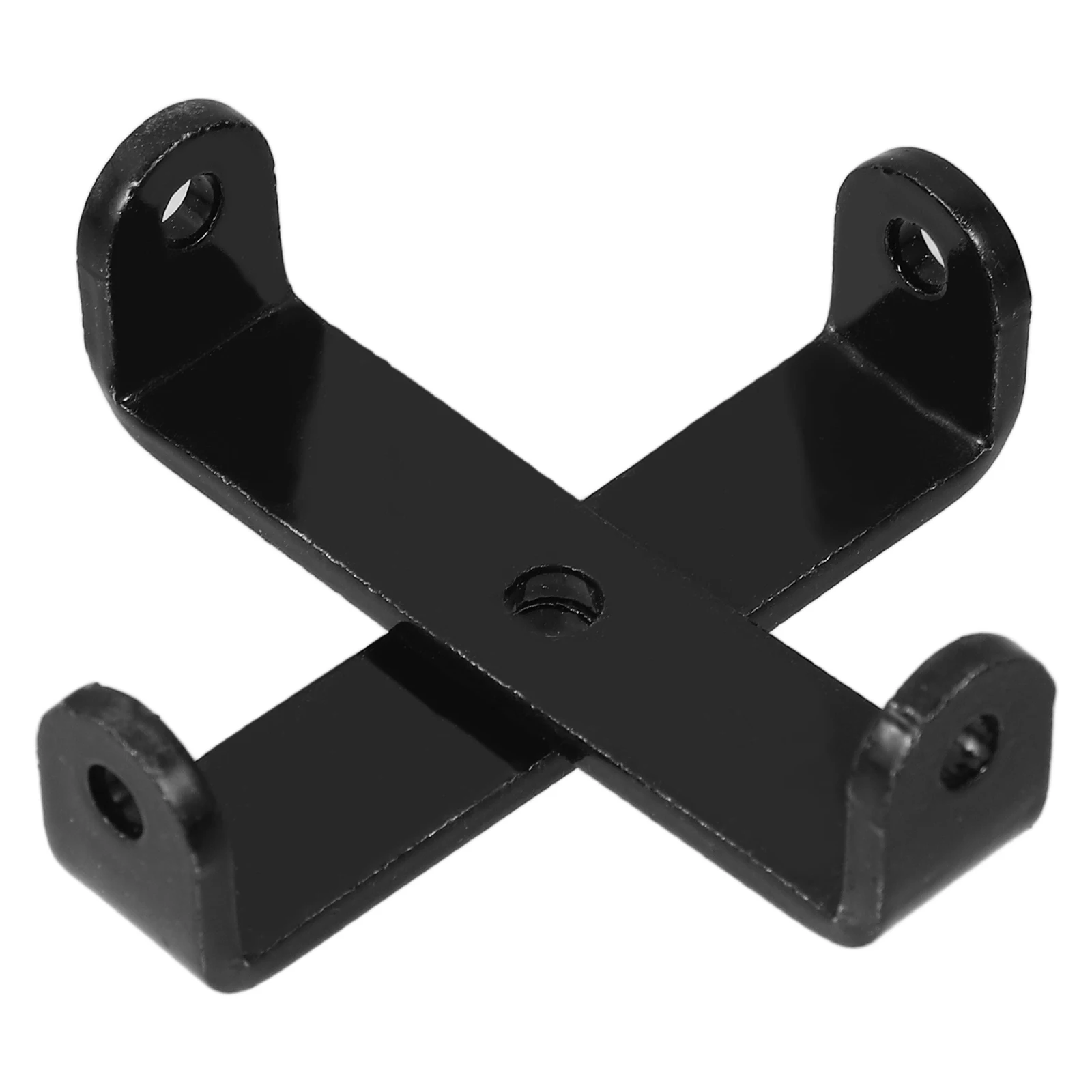 

2pcs Thickened Steel Black Shelf Accessories Heavy Duty U Bracket for Shelves Mounting Hardware Sturdy Construction Versatile