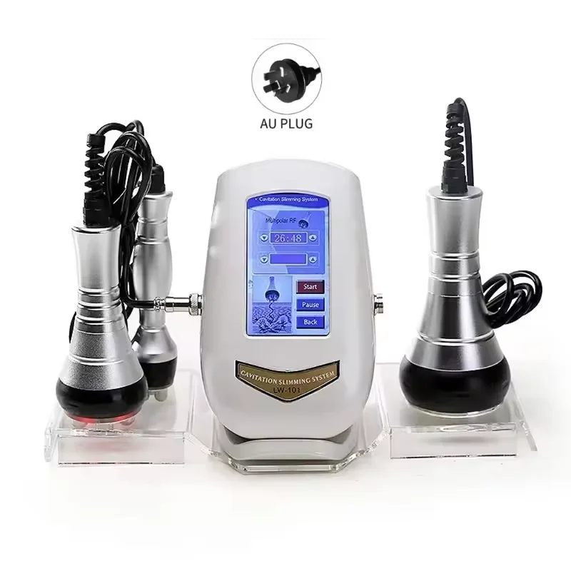 3 in 1 Tool 40K Cavitation Ultrasonic Body Slimming Machine Multi-Polar Radio Anti-Wrinkle Rejuvenation Skin Lift Tighten